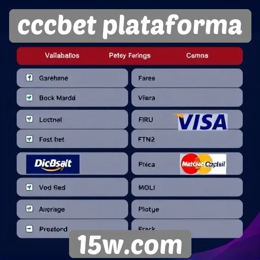 metodos de pagamento disponíveis no cccbet plataforma